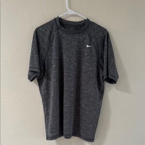 Nike Gray Short Sleeve Tee Performance Shirt